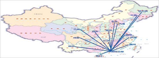 覆盖周边服务区域